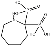 (hexahydro-2H-azepin-2-ylidene)bis(phosphonic) acid Structure