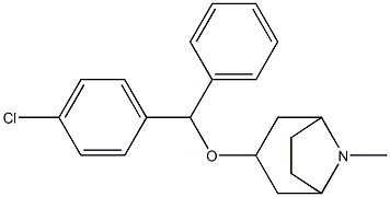 Clobenztropine Structure