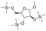 .알파.-아라비노푸라노사이드,메틸2,3,5-트리스-O-(트리메틸실릴)- 구조식 이미지