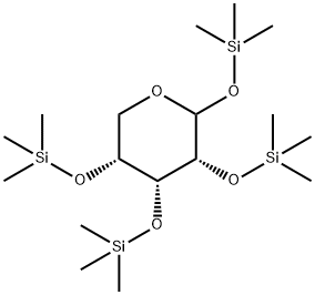 1-O,2-O,3-O,4-O-Tetrakis(trimethylsilyl)-D-ribopyranose Structure