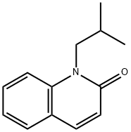 1-(2-메틸프로필)퀴놀린-2(1H)-온 구조식 이미지