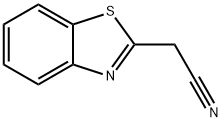Benzothiazole-2-acetonitrile 구조식 이미지