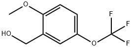 (2-METHOXY-5-TRIFLUOROMETHOXY-PHENYL)-METHANOL Structure