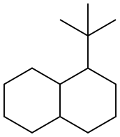 1-(1,1-디메틸에틸)데카히드로나프탈렌 구조식 이미지