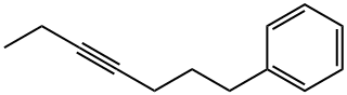 4-Heptynylbenzene Structure