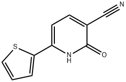 3-Cyano-2-hydroxy-6-(2-thienyl)-pyridine Structure