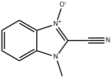 1H-Benzimidazole-2-carbonitrile,1-methyl-,N-oxide(9CI) Structure