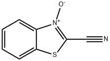 2-Benzothiazolecarbonitrile,N-oxide(9CI) Structure