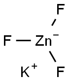 Potassium trifluorozincate Structure