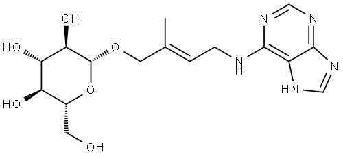 TRANS-ZEATIN GLUCOSIDE 구조식 이미지