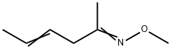 4-Hexen-2-one O-methyl oxime Structure