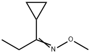 1-Cyclopropyl-1-propanone O-methyl oxime Structure