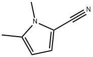 1,5-DIMETHYL-2-PYRROLECARBONITRILE 구조식 이미지