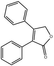 3,4-디페닐-5H-푸란-2-원 구조식 이미지