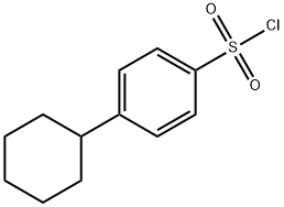 4-Cyclohexyl-benzenesulfonyl chloride Structure