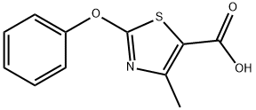 4-methyl-2-phenoxy-1,3-thiazole-5-carboxylic acid Structure