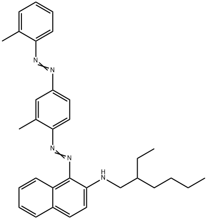 N-(2-ethylhexyl)-1-[[2-methyl-4-[(2-methylphenyl)azo]phenyl]azo]naphthalen-1-amine Structure