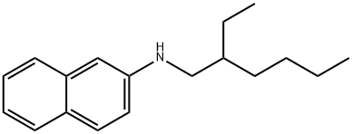 N-(2-ethylhexyl)naphthalen-2-amine Structure