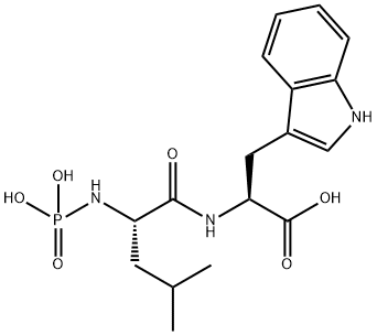 N-phosphorylleucyltryptophan Structure