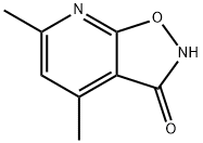 Isoxazolo[5,4-b]pyridin-3(2H)-one, 4,6-dimethyl- (9CI) 구조식 이미지