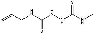 N-메틸-N'-(2-프로페닐)-1,2-히드라진디카르보티오아미드 구조식 이미지