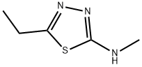 1,3,4-티아디아졸-2-아민,5-에틸-N-메틸- 구조식 이미지