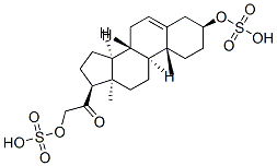 (3S,8S,9S,10R,13R,14S,17S)-10,13-dimethyl-3-sulfooxy-17-(2-sulfooxyace tyl)-2,3,4,7,8,9,11,12,14,15,16,17-dodecahydro-1H-cyclopenta[a]phenant hrene Structure