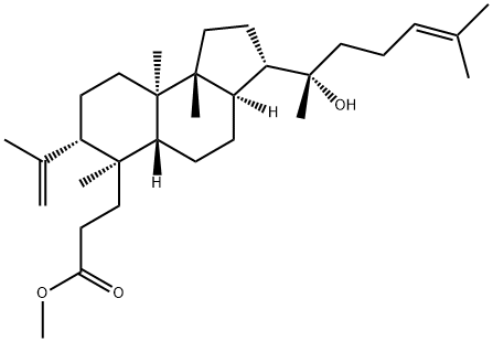 20-Hydroxy-3,4-secodammara-4(28),25-dien-3-oic acid methyl ester Structure