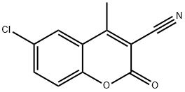 6-Chloro-3-cyano-4-methylcoumarin Structure