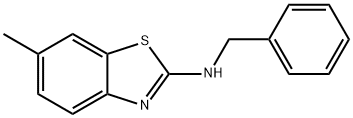 벤질-(6-메틸-벤조티아졸-2-YL)-아민 구조식 이미지