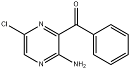 (3-AMINO-6-CHLOROPYRAZIN-2-YL)(PHENYL)METHANONE Structure