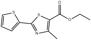Ethyl4-Methyl-2-(thiophen-2-yl)thiazole-5-carboxylate 구조식 이미지
