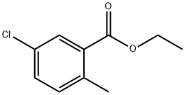 5-CHLORO-2-METHYLBENZOIC ACID ETHYL ESTER Structure