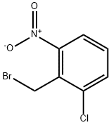 2-(bromomethyl)-1-chloro-3-nitrobenzene  구조식 이미지