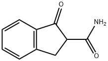 1H-Indene-2-carboxamide,  2,3-dihydro-1-oxo- Structure