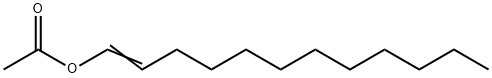 Acetic acid 1-dodecenyl ester Structure