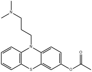 10-[3-(디메틸아미노)프로필]-10H-페노티아진-3-올아세테이트 구조식 이미지