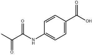 Benzoic acid, 4-[(1,2-dioxopropyl)amino]- (9CI) Structure