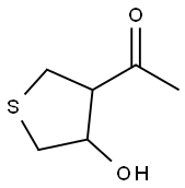 Ethanone, 1-(tetrahydro-4-hydroxy-3-thienyl)- (9CI) Structure