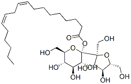 알파-d-글루코피라노시드,베타-d-프럭토푸라노실,(Z,Z)-9,12-옥타데카디에노에이트 구조식 이미지