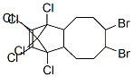 1,4-Methanobenzocyclooctene, 7,8-dibromo-1,2,3,4,11,11-hexachloro-1,4, 4a,5,6,7,8,9,10,10a-decahydro- 구조식 이미지