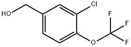 3-CHLORO-4-(TRIFLUOROMETHOXY)BENZYL ALCOHOL 구조식 이미지