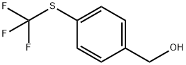 4-(Trifluoromethylthio)benzyl alcohol 구조식 이미지