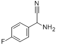 2-AMINO-2-(4'-FLUOROPHENYL)ACETONITRILE 구조식 이미지