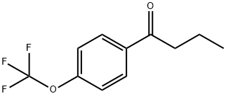 1-[4-(Trifluoromethoxy)phenyl]butan-1-one Structure