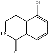 5-HYDROXY-3,4-DIHYDRO-2H-이소퀴놀린-1-ONE 구조식 이미지