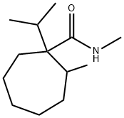 1-isopropyl-N-methyl-2-methylcycloheptanecarboxamide Structure