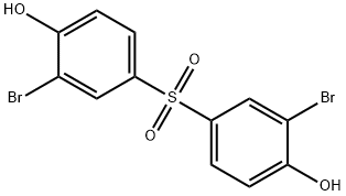 4,4'-설포닐비스(2-브로모페놀) 구조식 이미지