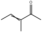 3-метил-3-пентен-2-она структурированное изображение