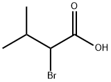 2-Bromo-3-methylbutyric acid 구조식 이미지